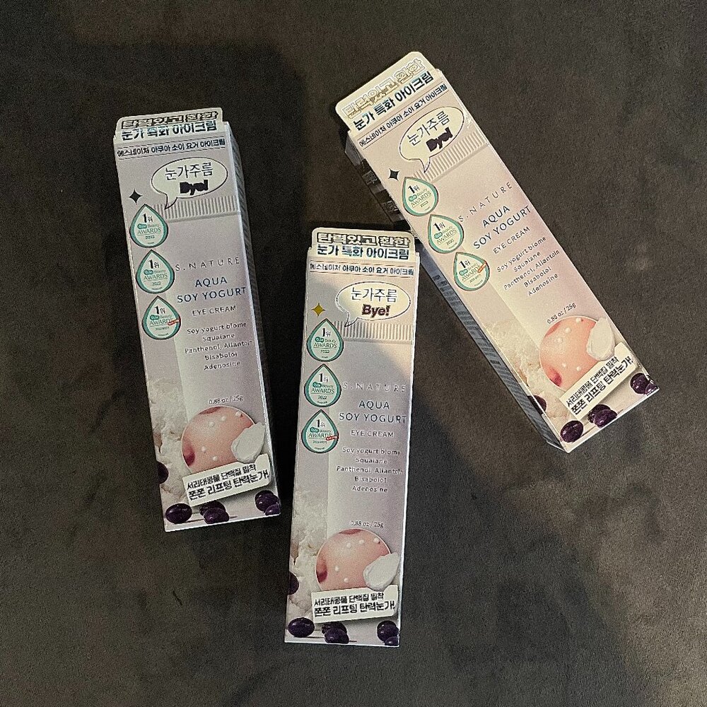S.NATURE Aqua Soy Yogurt Eye Cream - 25 ml (3x)